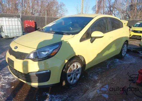 2016 Kia Rio Lx z USA, uszkodzony, nr VIN KNADM4A33G6676887